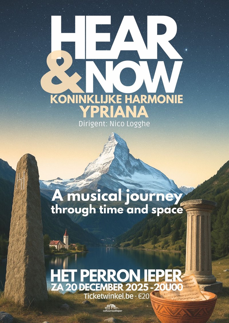 Eindejaarsconcert Ypriana zaterdag 20 december om 20u.