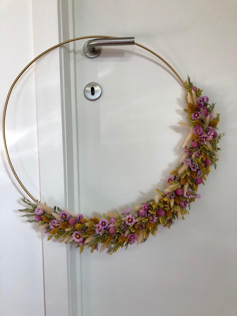 Workshop - Droogbloemenkrans